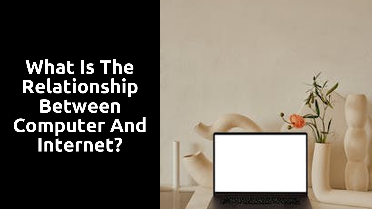 What is the relationship between computer and Internet?
