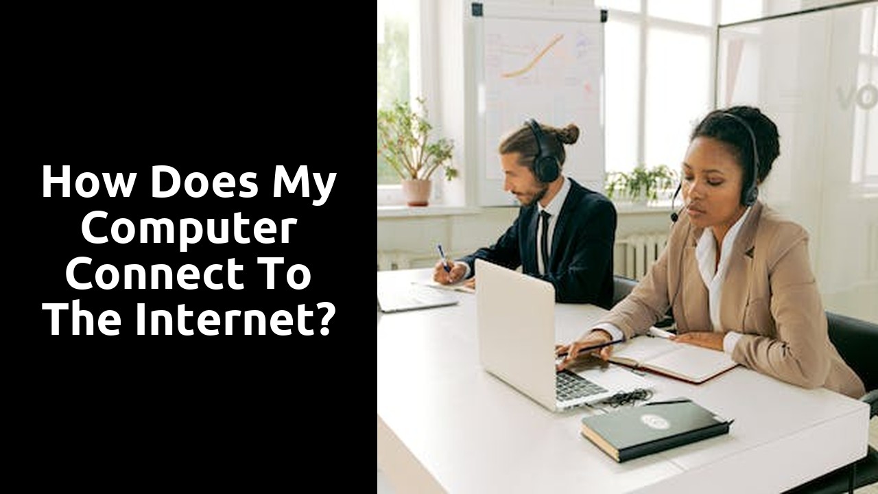 How does my computer connect to the Internet?